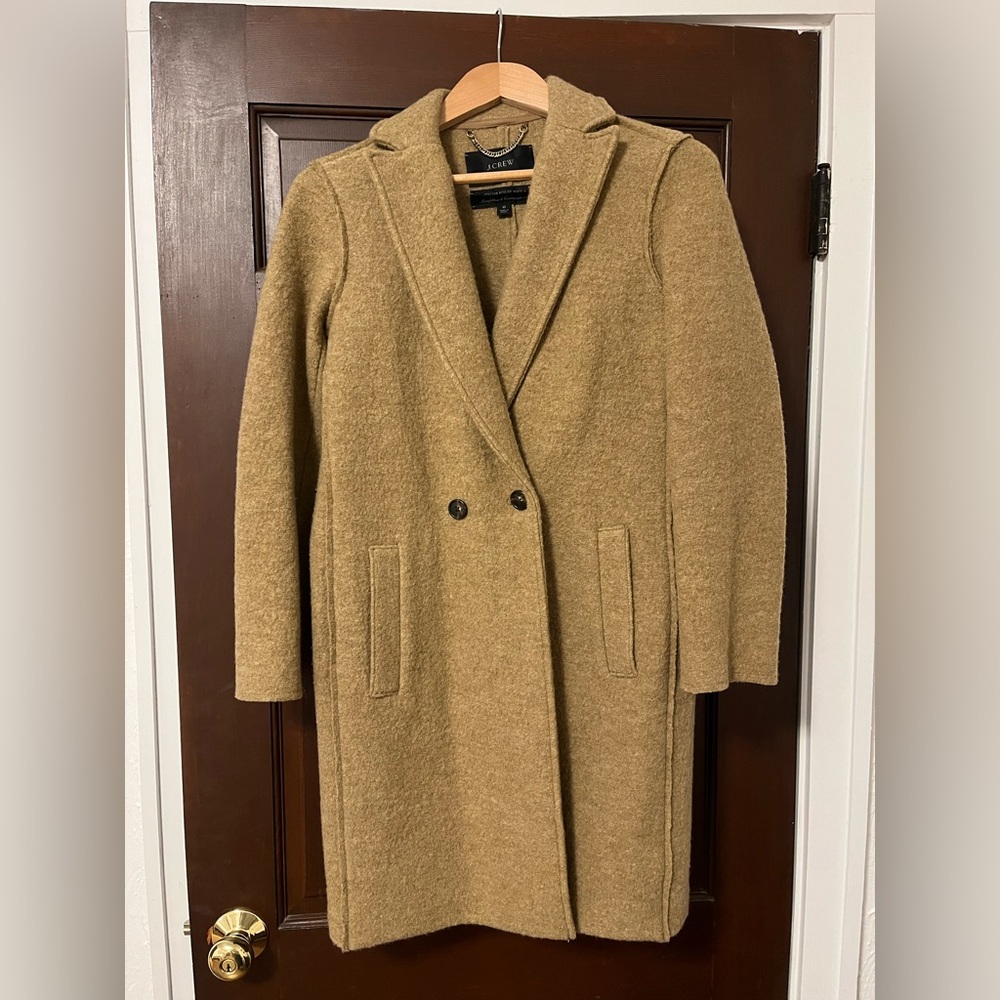 J. Crew Women's Daphne Top Coat in Heather Camel